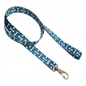 Peitoral Coleira H Para Cachorro Anti-puxão Guia Mosquetão - Azul