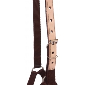 Cabresto Para Cavalo De Seda Quarto De Milha - Marrom
