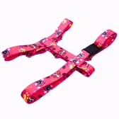 Peitoral Coleira H Para Cachorro Anti-puxão Guia Mosquetão - Rosa