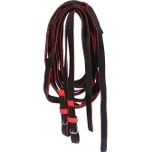 Arreio Arreata Trole Charrete Bombado Luxo Completo - Vermelho