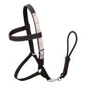 Cabresto Em Fita De Nylon Para Equinos - Marrom