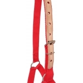 Cabresto Para Cavalo De Seda Quarto De Milha - Vermelho
